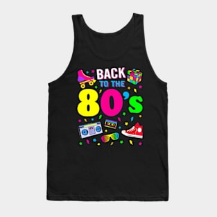 Back To 80S 1980S Eighties Costume Party Tank Top